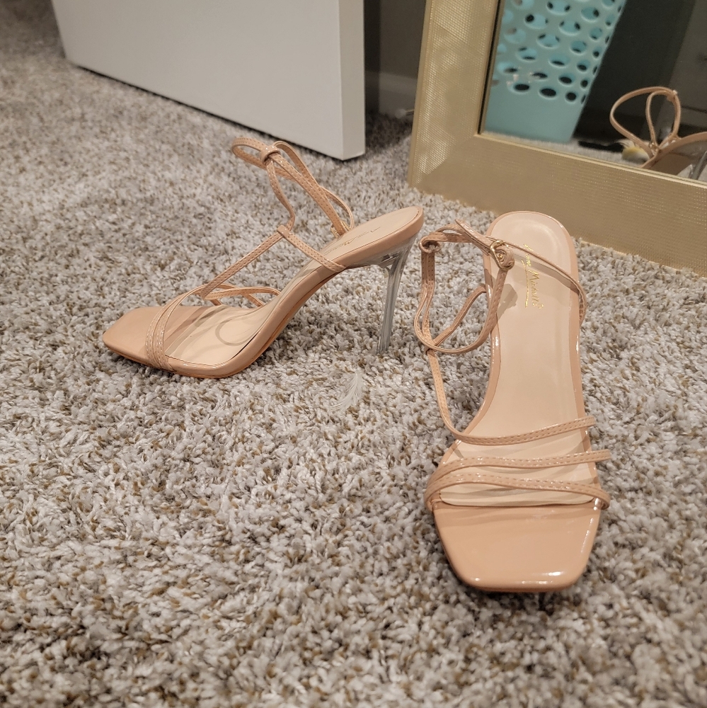 Nude Strappy Heels